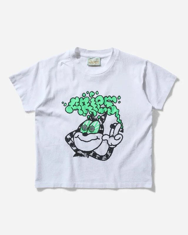 Stoned Cat Baby T-Shirt White