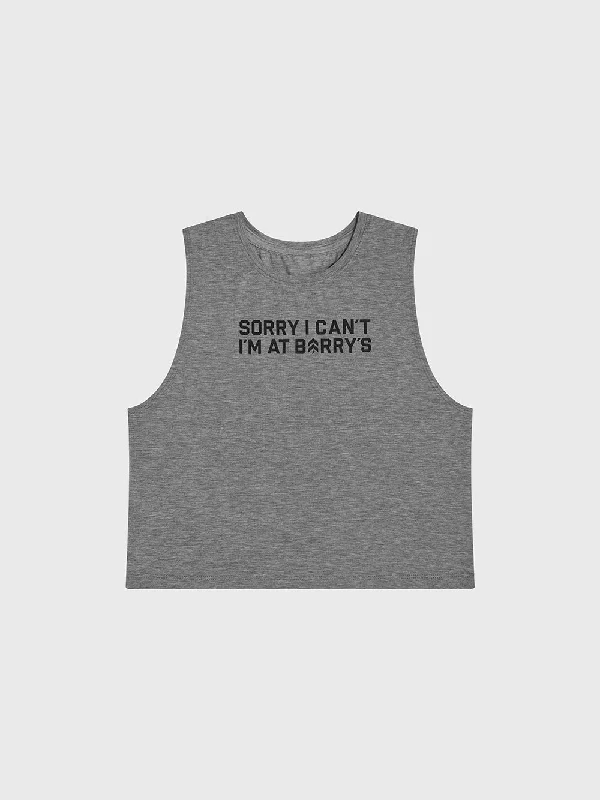 BARRY'S HEATHER GREY LEGEND TANK