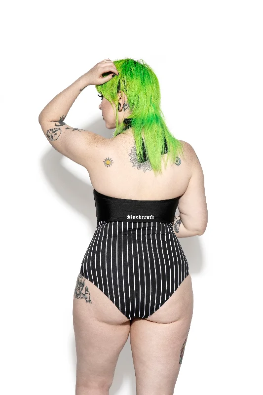 Bat Pinstripe One Piece