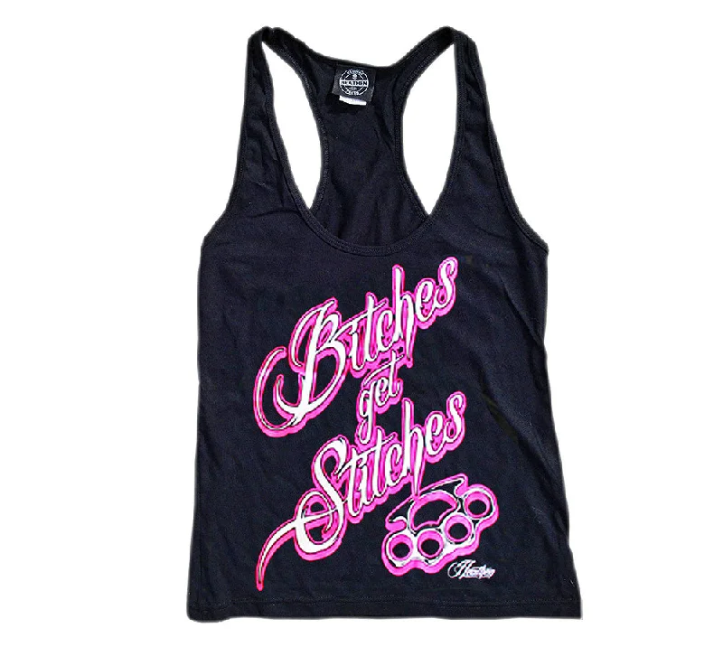 Women's Bitches Get Stitches Tank