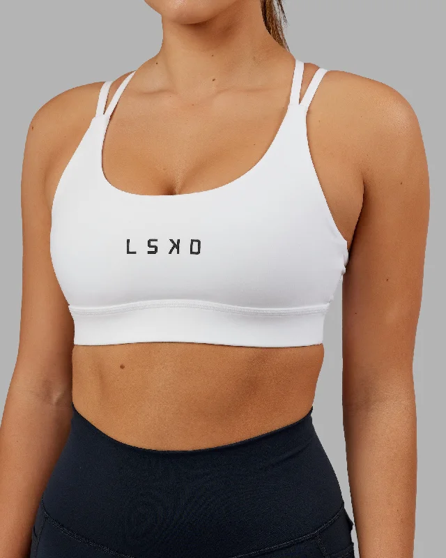 Bridge Sports Bra - White