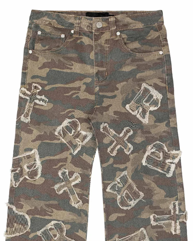 Camo Patch Jeans