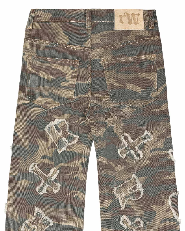 Camo Patch Jeans