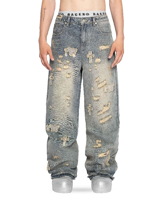 Blue Ghost Cross Jeans