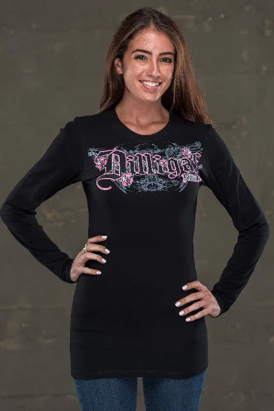 Cross the Rose Long Sleeve Shirt