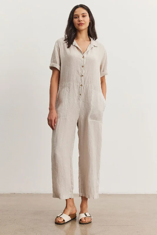 DELILAH LINEN JUMPSUIT