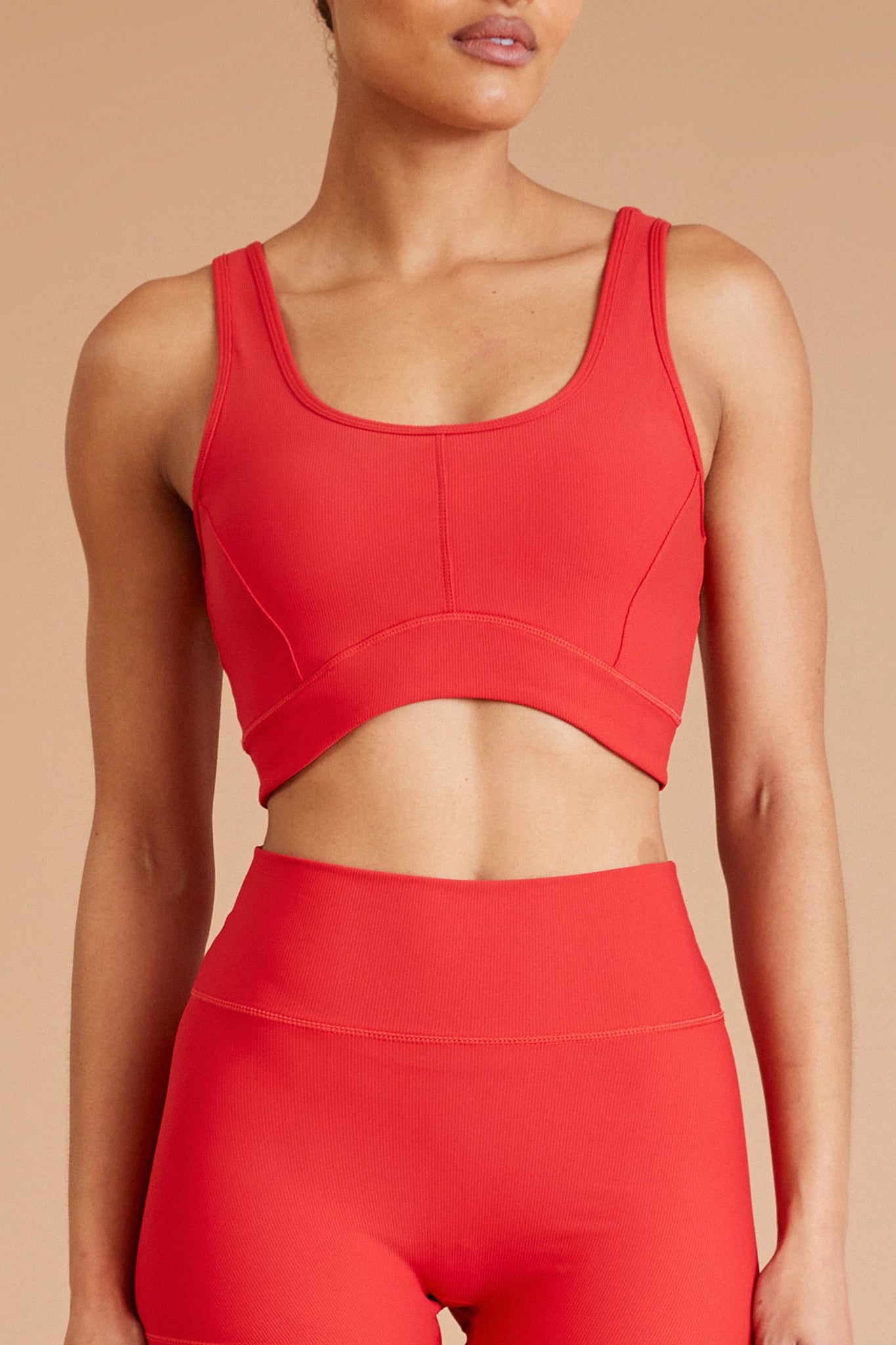 Eco Rib Contour Sports Bra (Watermelon)