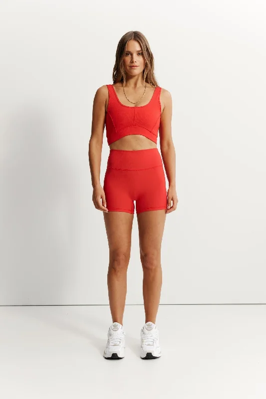 Eco Rib Contour Sports Bra (Watermelon)