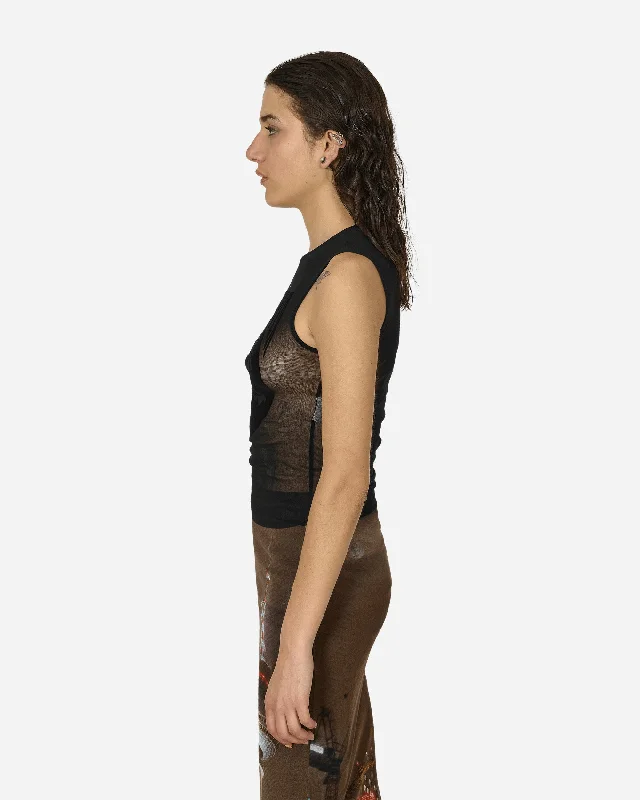 Shayne Oliver Earth Tank Top Black