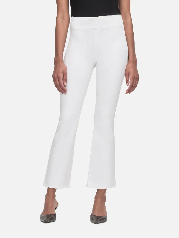 The Jetset Crop Mini Boot -- White