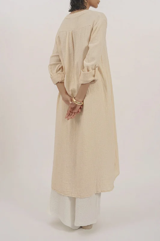 LONG MUSLIN TUNIC