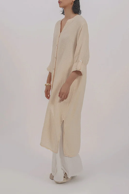 LONG MUSLIN TUNIC