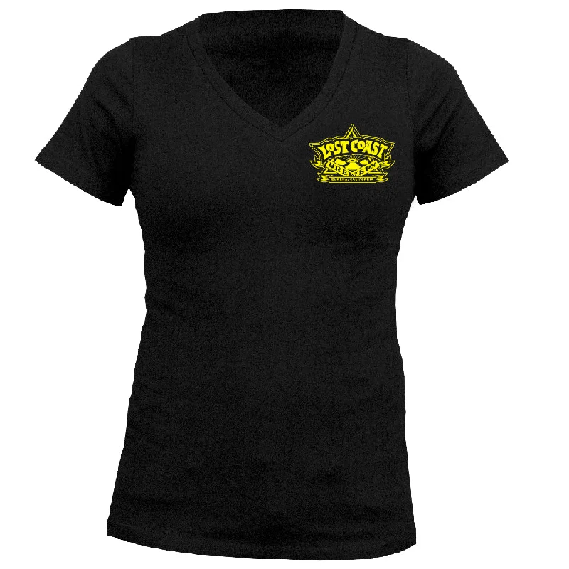 Lost Coast Brewery Throwback Women's V-Neck