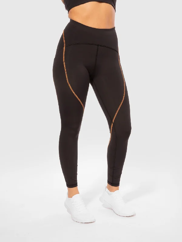 LULULEMON X BARRY'S BLK POWER THRU HIGH-RISE TIGHT 25""