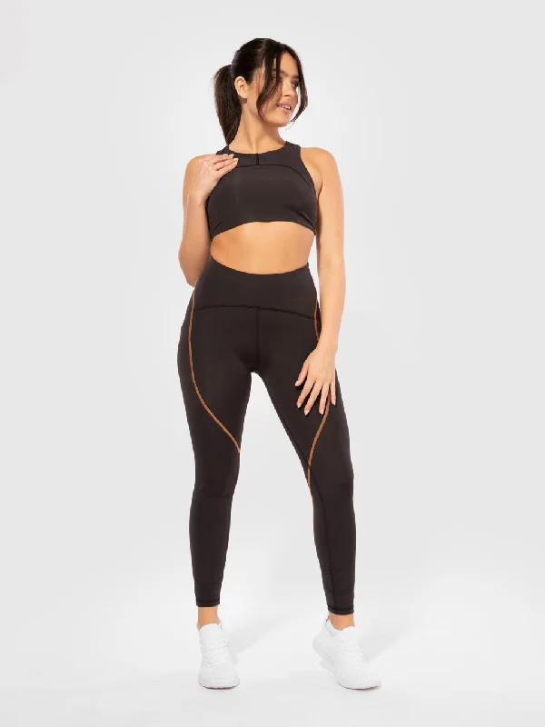 LULULEMON X BARRY'S BLK POWER THRU HIGH-RISE TIGHT 25""