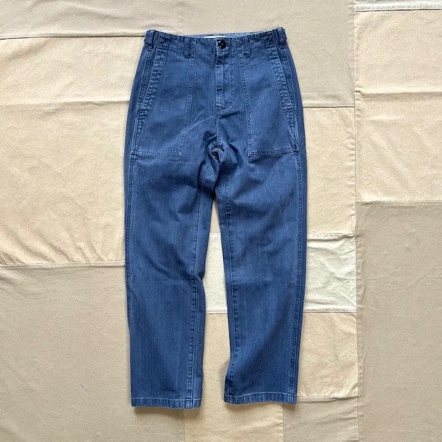 Neil Pant in Herringbone, Slate Blue