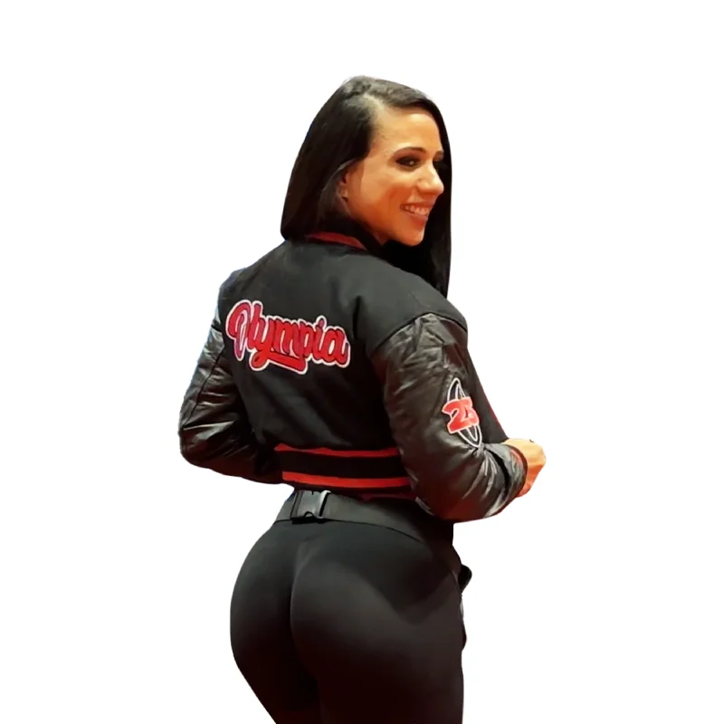 Olympia Varsity Women's Jacket Black