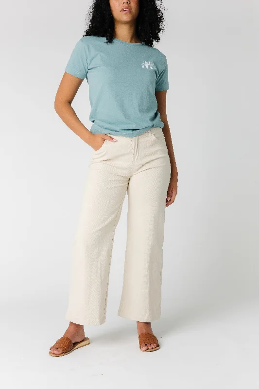 Perfect Fit Cropped Pant - Sand