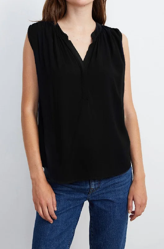 RAVIN SLEEVELESS BLOUSE