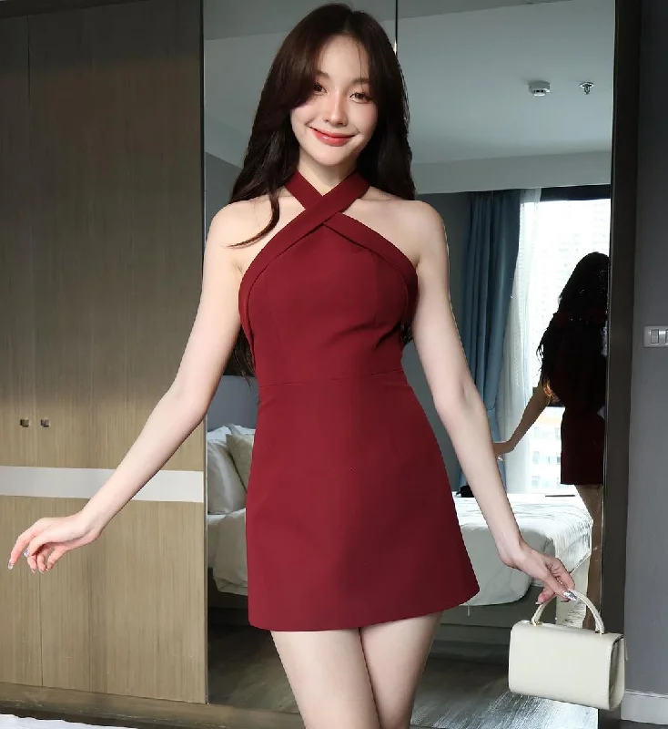 Ribbon Mini Dress