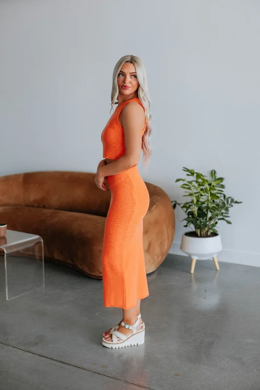 Rowland Two-Piece Set - Tangerine