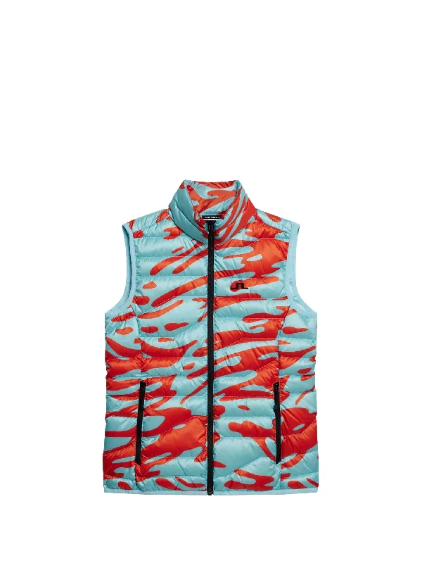 Women's Cliff Light Down Printed Vest