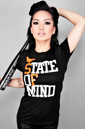 State of Mind (Women's Black/Orange Tee)