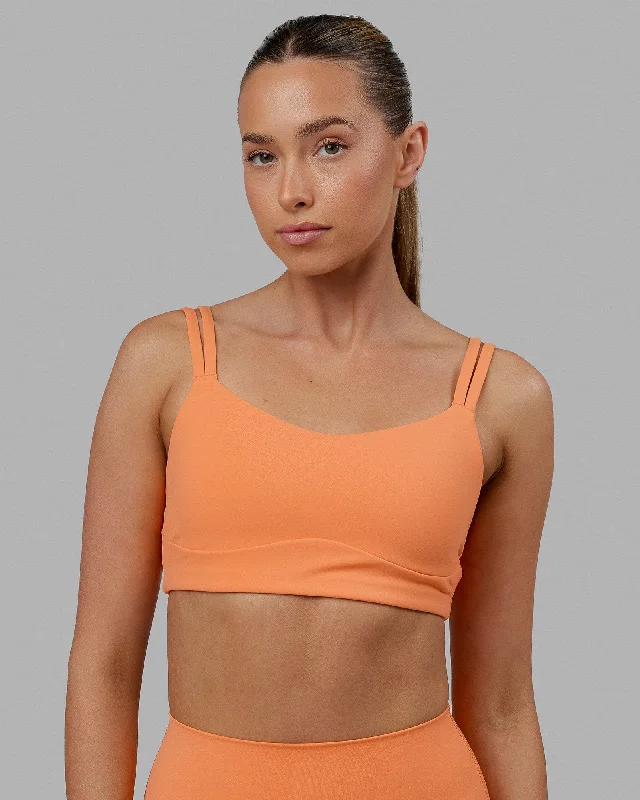 Vogue Sports Bra - Tangerine