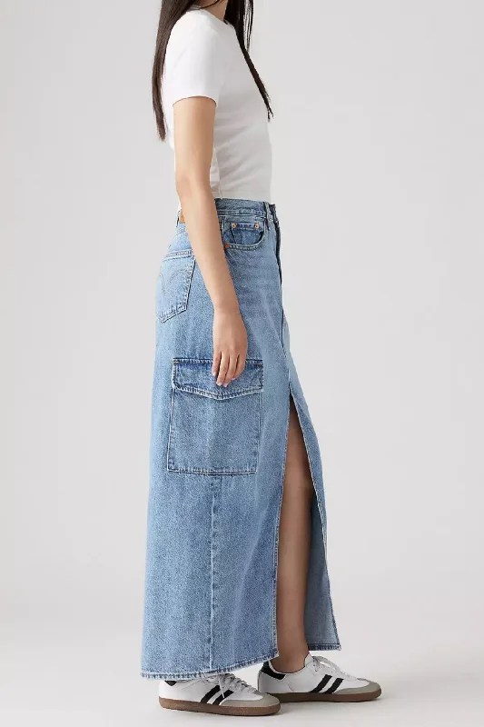 Levi's Ankle Column Cargo Skirt