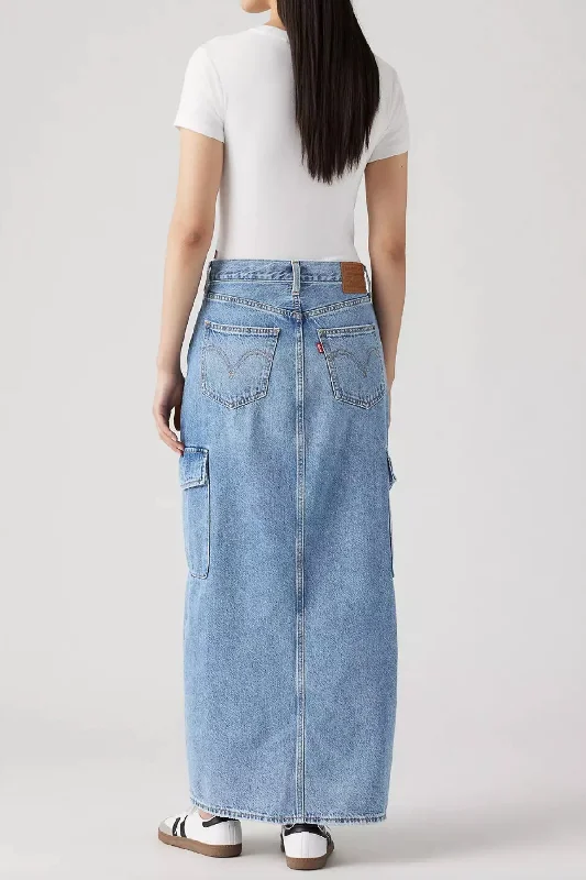 Levi's Ankle Column Cargo Skirt