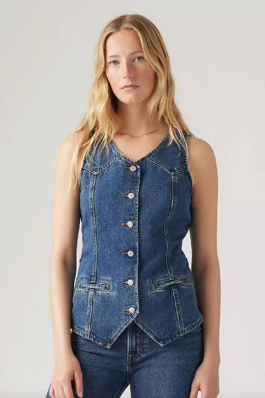 Levi's Longline Denim Vest