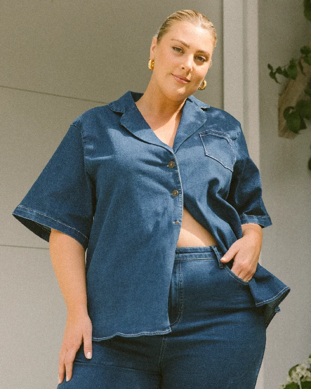 Lola Denim Shirt | Blue Denim