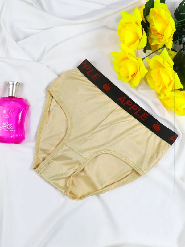 LP13 Plain Light Yellow Apple Panty For Women