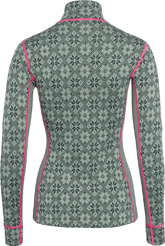 Rose Half-Zip Base Layer Top - Women's|-|Couche de base pour le haut à demi-glissière Rose - Femme