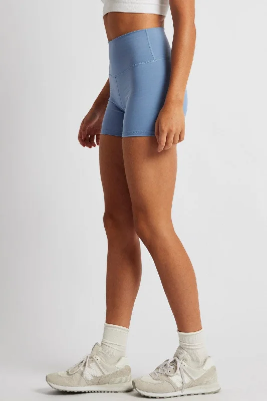 Blue Bike Shorts