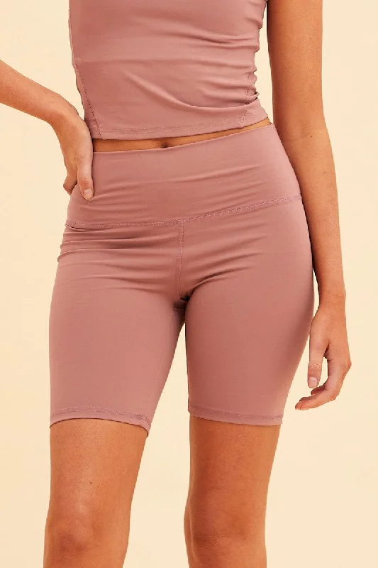 Brown Sara 7"" Bike Short